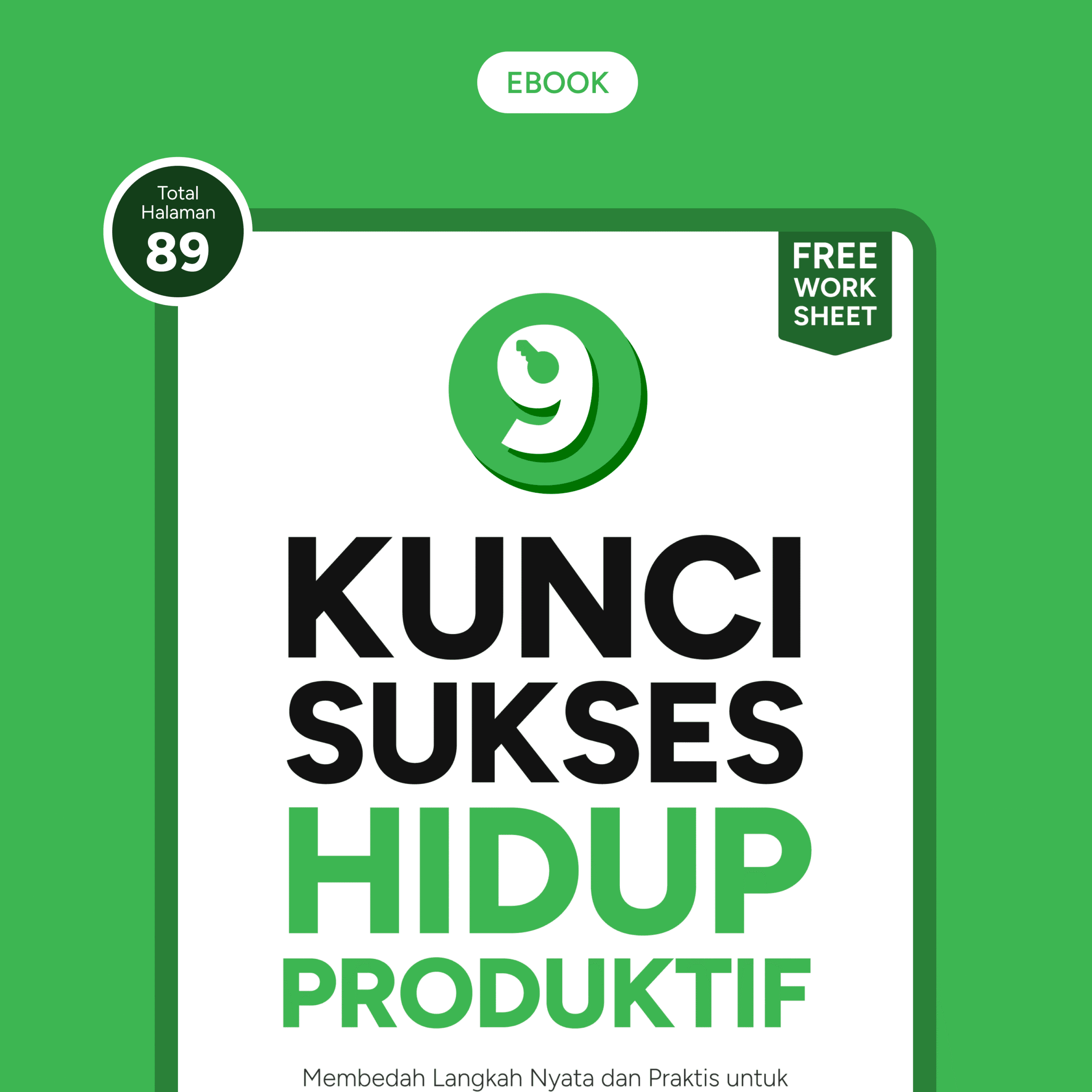 Ebook 9 Kunci Sukses Hidup Produktif